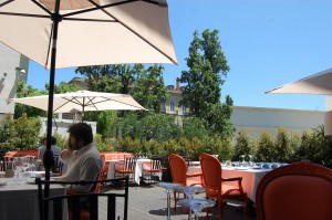 terrasse du restaurant olivier