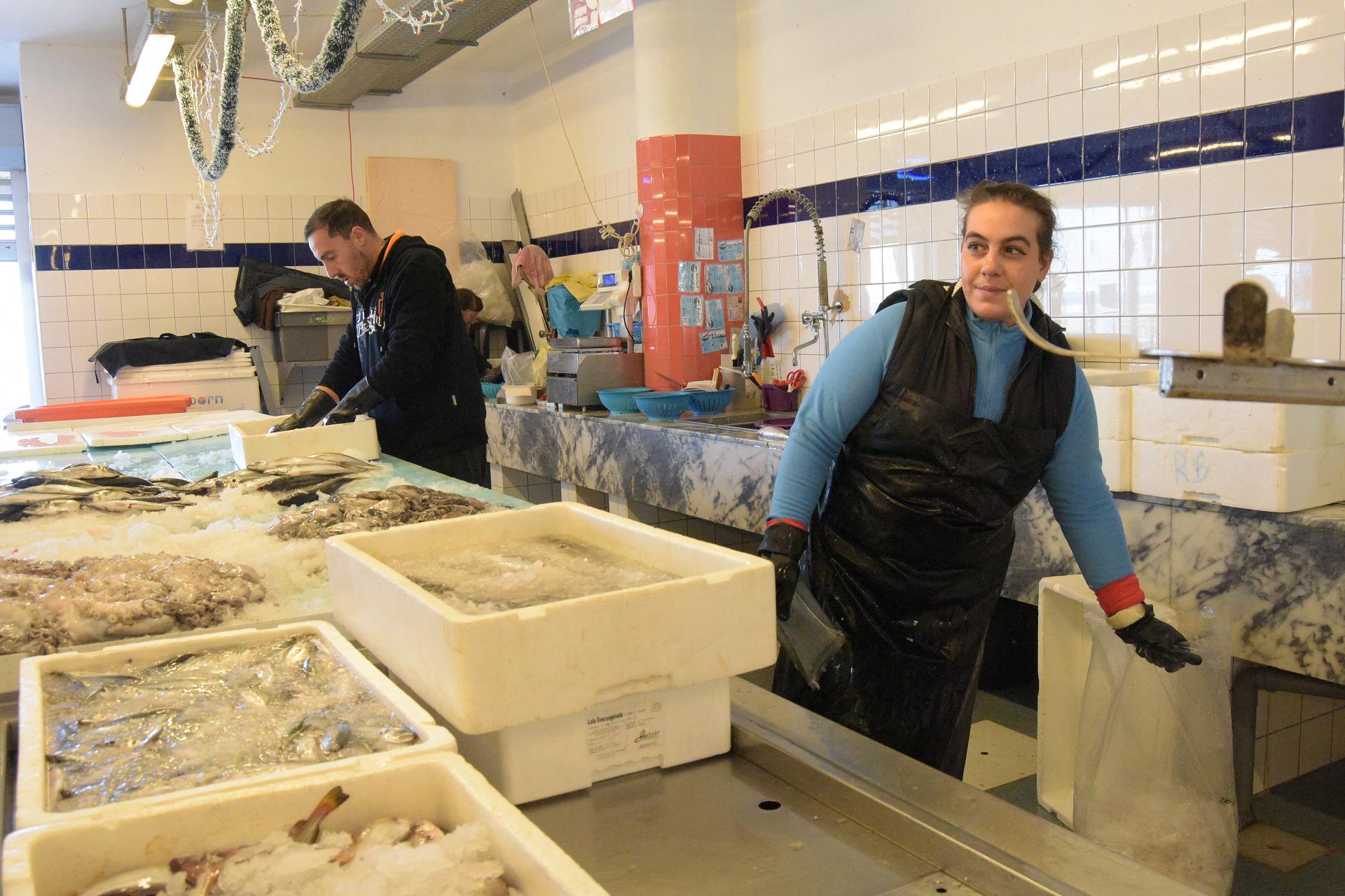 Marché aux poissons de Costa Nova
