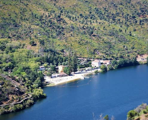 Plage fluviale sur le Tage