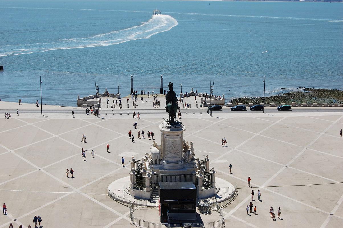 La palce du commerce ou terreiro do Paço à Lisbonne