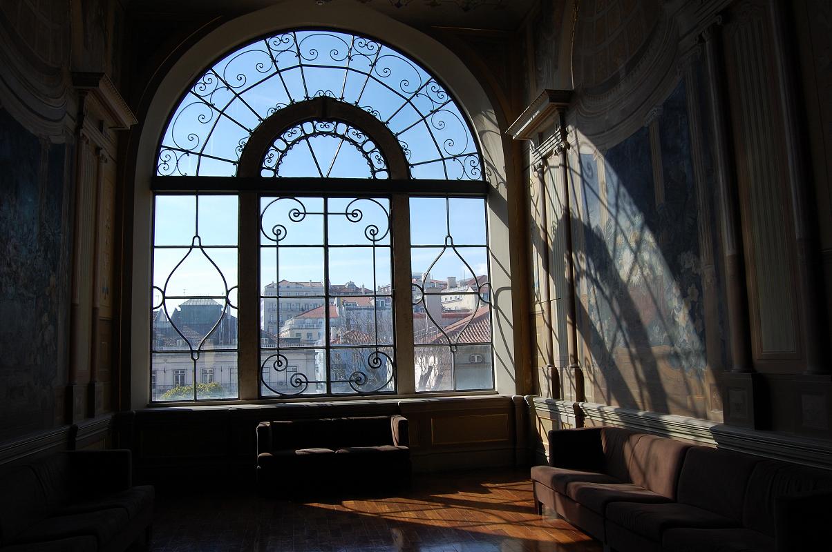 décor du théâtre São Luiz