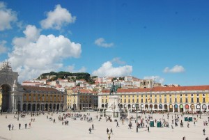 la palce de terreiro do paço à Lisbonne