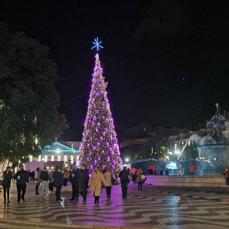 sapin du Rossio de Lisbonne