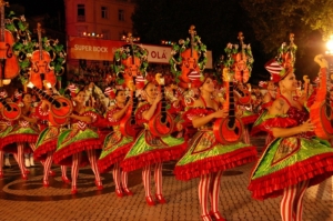 Festival in june in Lisbon