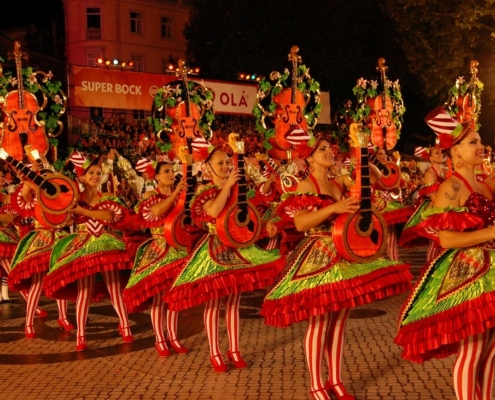 Festival in june in Lisbon